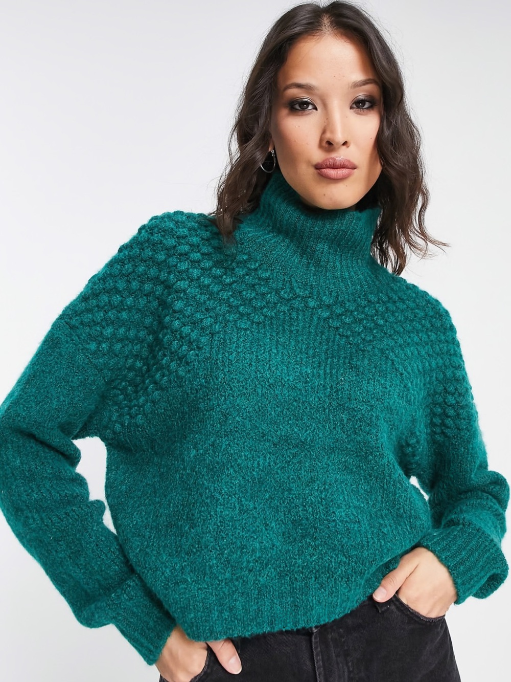 Free People ($220) Bradley Pullover in Alpine Heather